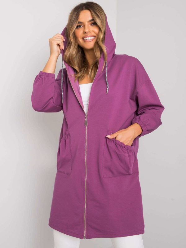 Purple Long Hoodie Ramilya