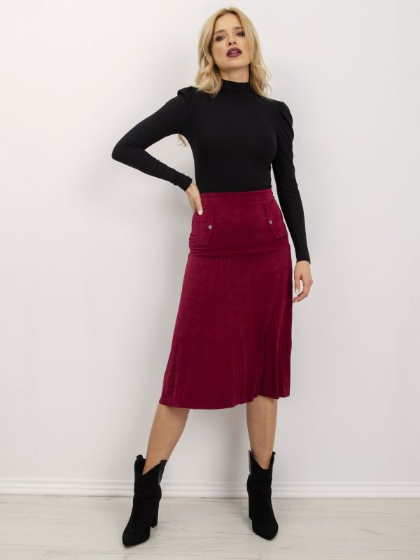 BSL Burgundy skirt