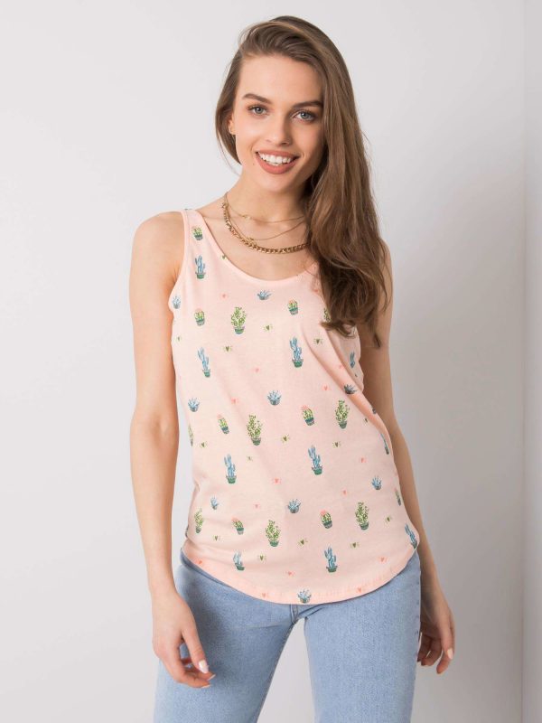 Pale pink top with Erica SUBLEVEL