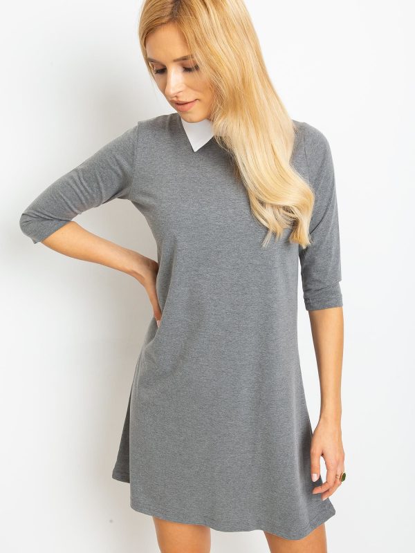 Dark Grey Poppy Dress