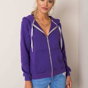 Dark purple sweatshirt Linda