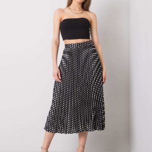 Black polka dot skirt by Adrielle SUBLEVEL