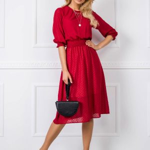 Dark Red Nancy Dress