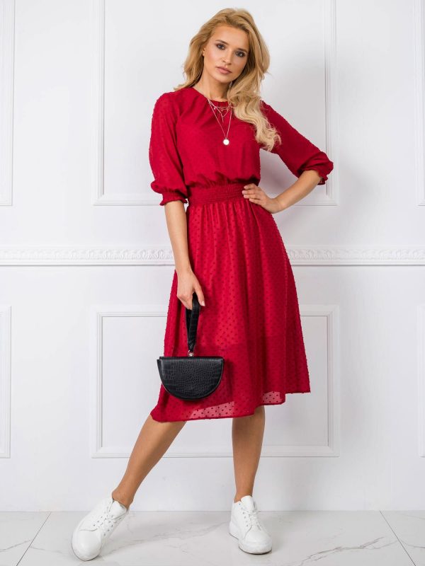 Dark Red Nancy Dress