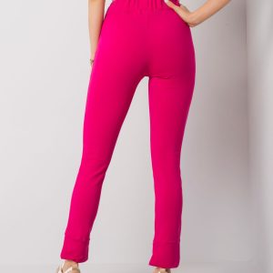 Fuchsia sweatpants with Karen embroidery