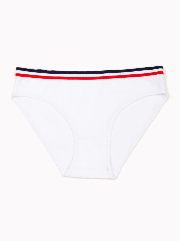 Women's White Cotton Panties