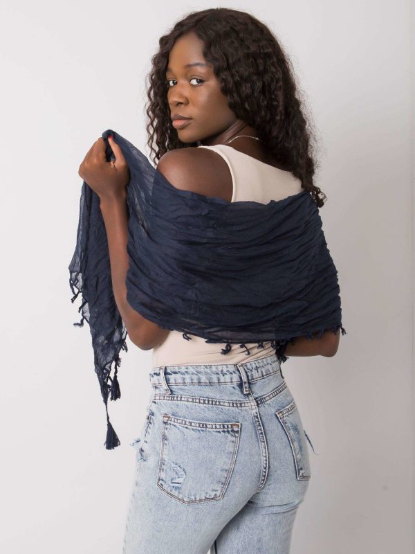 Navy blue viscose sling