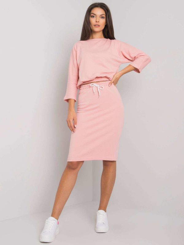 Pink set with Savina skirt