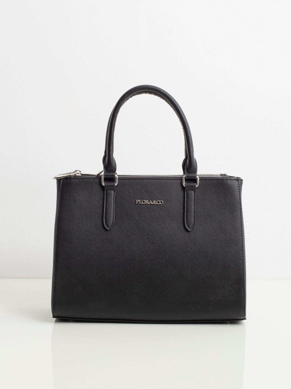 Black saffiano bag