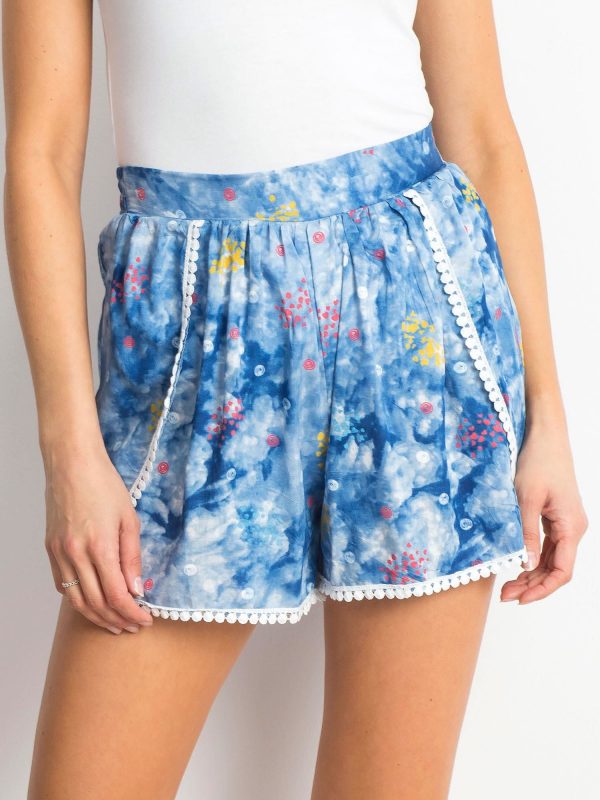 Blue Funky Shorts