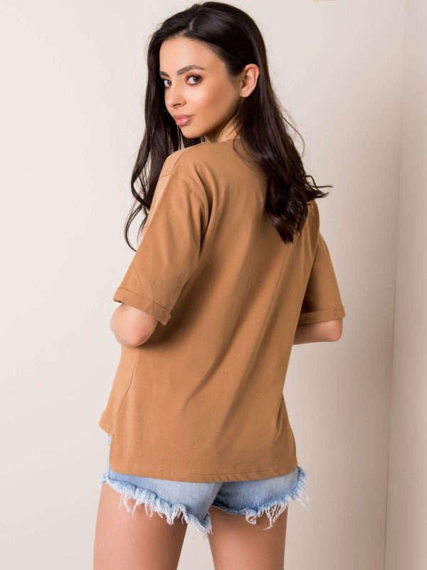 Brown t-shirt Sammie RUE PARIS