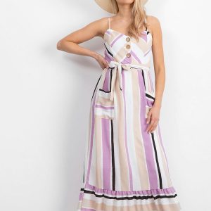 White and purple Evaporate dress