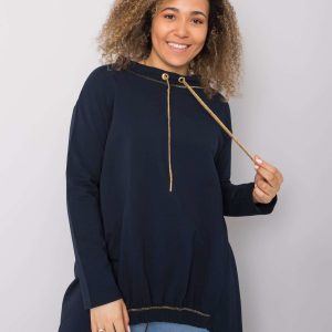 Lexie navy blue blouse