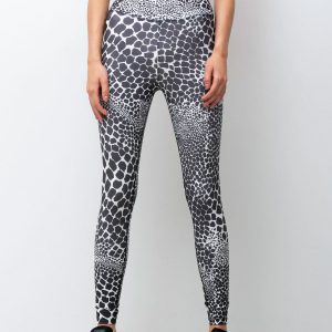 Black And White Jungle Leggings