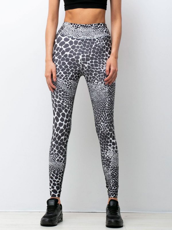 Black And White Jungle Leggings