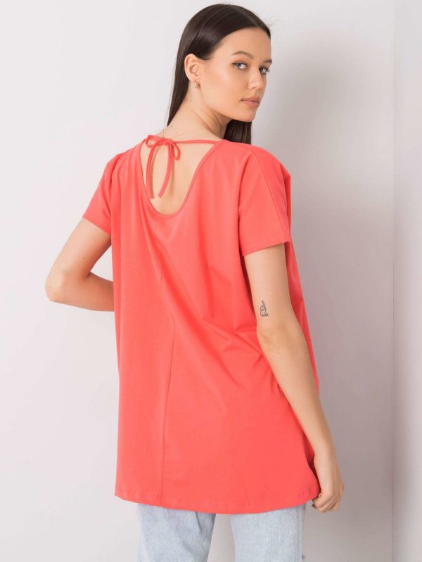 Gilda Coral Casual Blouse