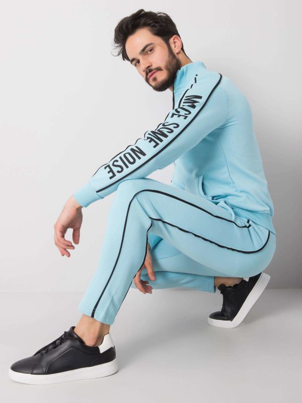 Light blue sweatshirt set for men Arthur