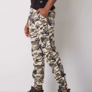 Beige Men's Camo Trousers Benjamin