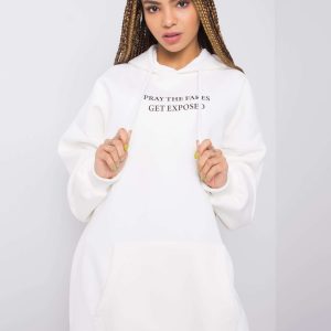 Ecru kangaroo sweatshirt Courtney RUE PARIS