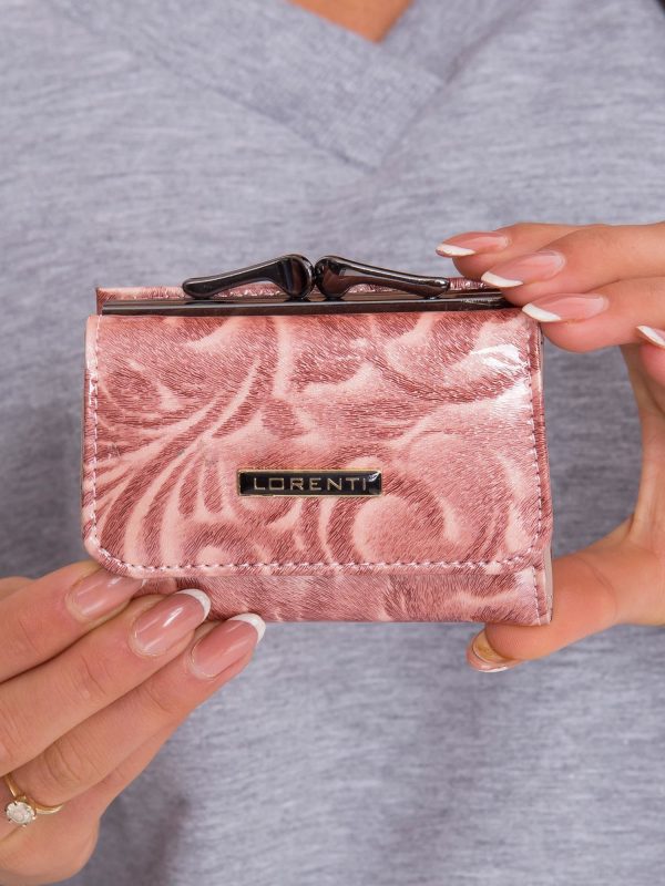 Salmon Small Leather Wallet