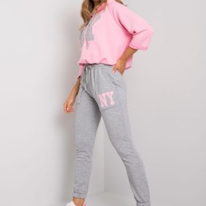 Pink and grey casual set Lillynn