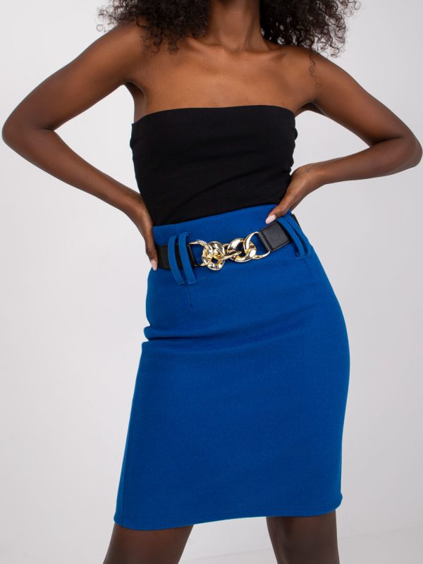 Dark Blue Fit Lyon Skirt