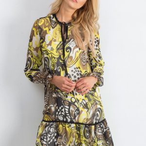 Yellow and brown Adventurous dress