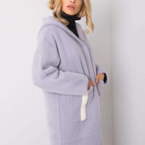 Nexa gray alpaca coat