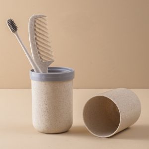 Beige Toiletries Container