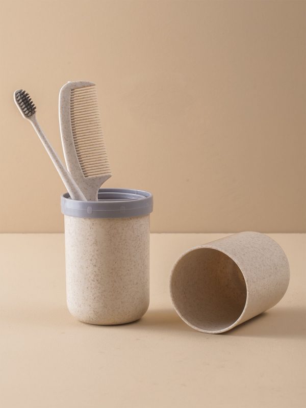 Beige Toiletries Container