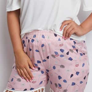 Pink Plus Size Ownership Shorts