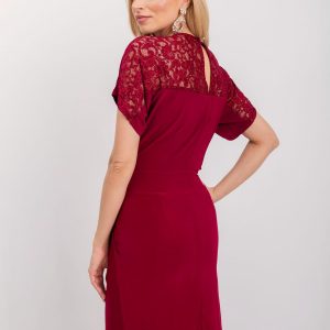 Burgundy Angels dress