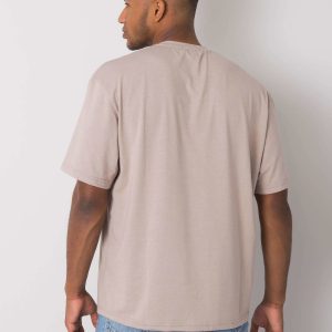 Beige T-shirt for men's cotton Archer LIWALI