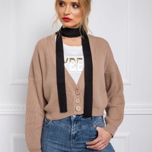 BY O LA LA Beige sweater