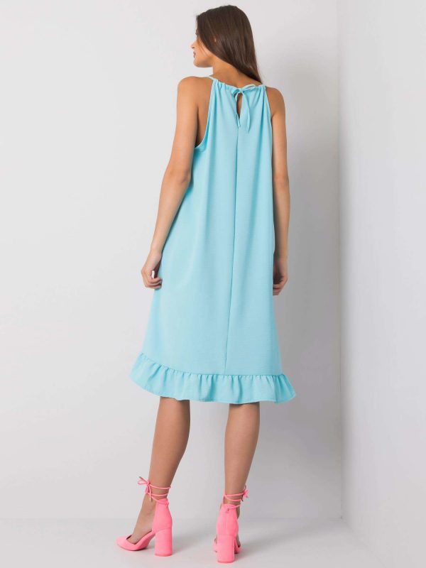 Simone Light Blue Strap Dress