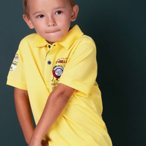 TOMMY LIFE Yellow Boy's Polo Shirt