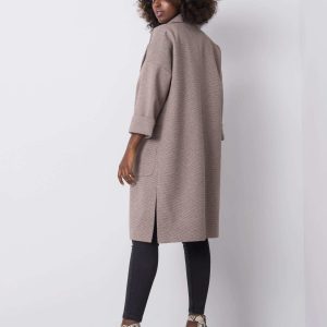 Calla Brown Checkered Coat