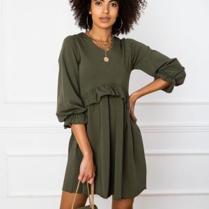 Khaki dress Verity