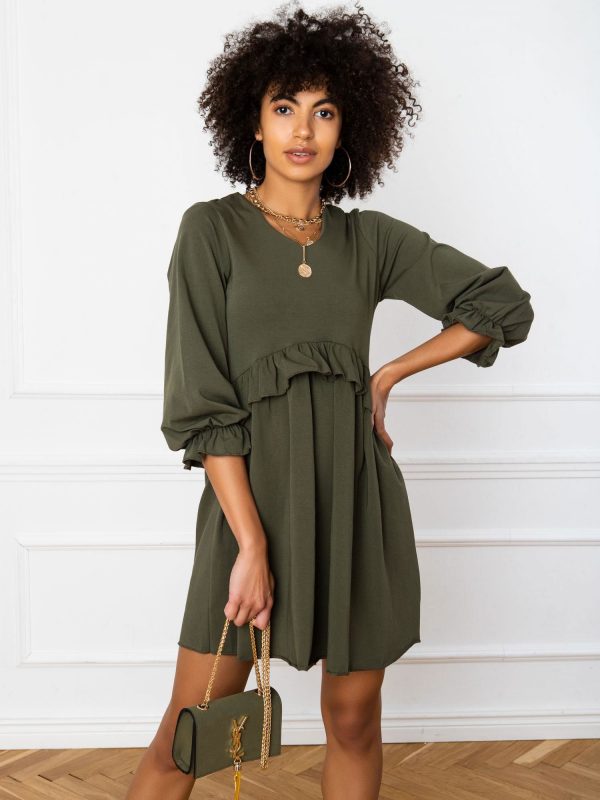 Khaki dress Verity