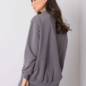 Dark Grey Twist Sweatshirt