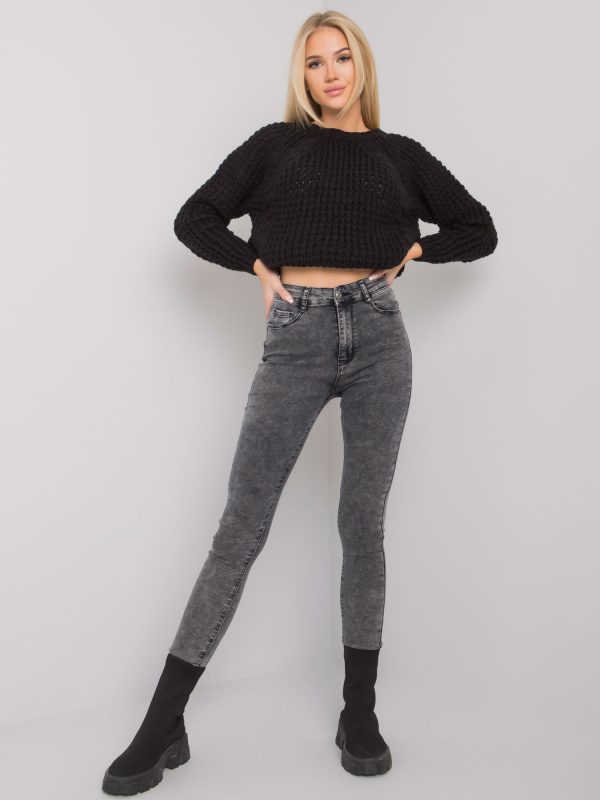 Grey Fit High Waist Jeans Marshall