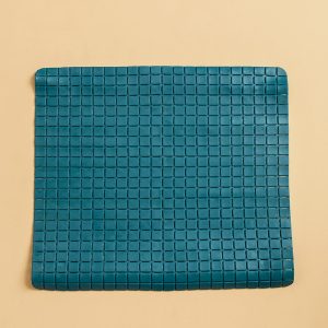 Dark Green Square Bathroom Mat