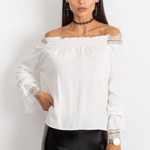 RUE PARIS Ecru blouse Remady