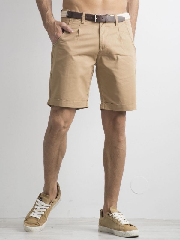 Beige Men's Shorts