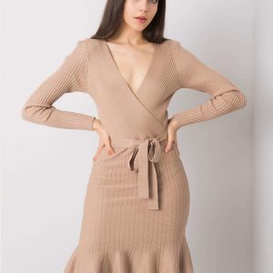 Beige casual dress Carmel