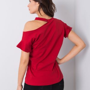 Rosalee burgundy blouse