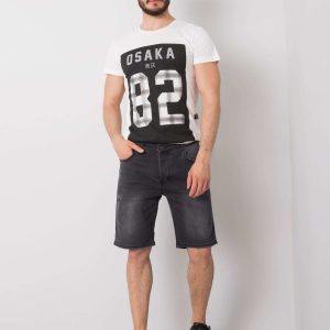 Marco Men's Black Denim Shorts