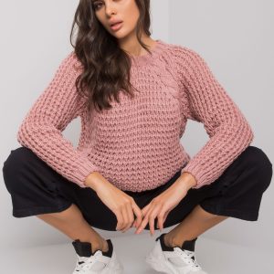 Jacksonville RUE PARIS Dirty Pink Wool Sweater