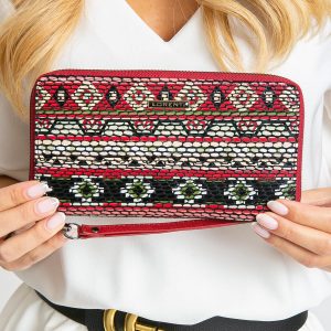 Large Women's Wallet With Colorful Patterns