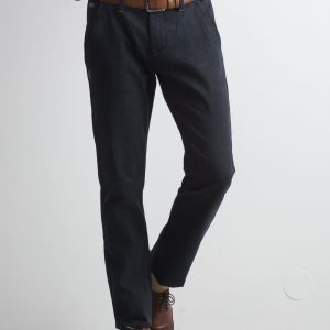 Navy blue chinos men's pants